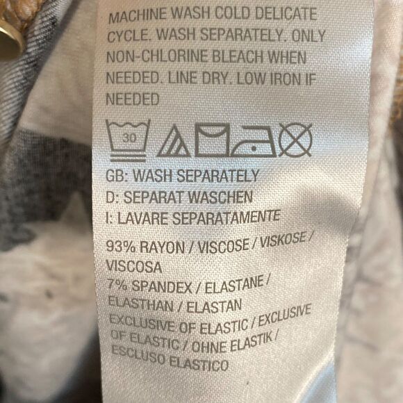 Belle Kim Gravel Womens Popover Top Size XL Long Sleeve Y-Neck Career Boho - Picture 4 of 8